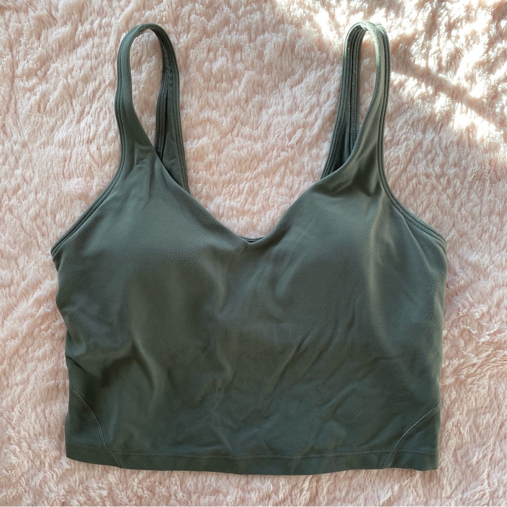 EUC Lululemon Align Tank, Size 6, Grey Sage